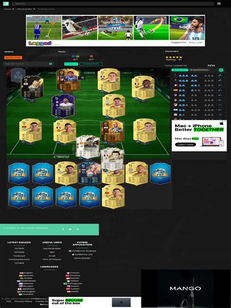 futwiz fifa 23|futbin 23 draft simulator.